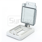 Syntax AW3 IP67 Waterproof Hinged Windows 3 Modules With Lockable MCB Cover 75*101*28mm