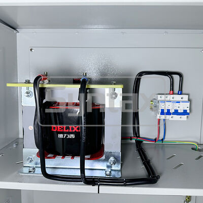 Syntax Three Phase Portable Distribution Box with IP66 Protection 4kVA Capacity and 220v/36v Step-down Transformer in Hermetic Box