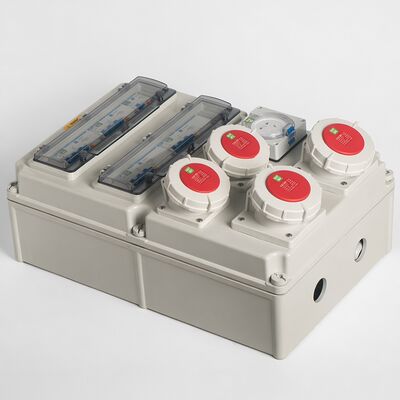 Syntax 125A IP65 Wall Mounted Power Distribution Unit with Customizable Distribution Box for Harsh Environments