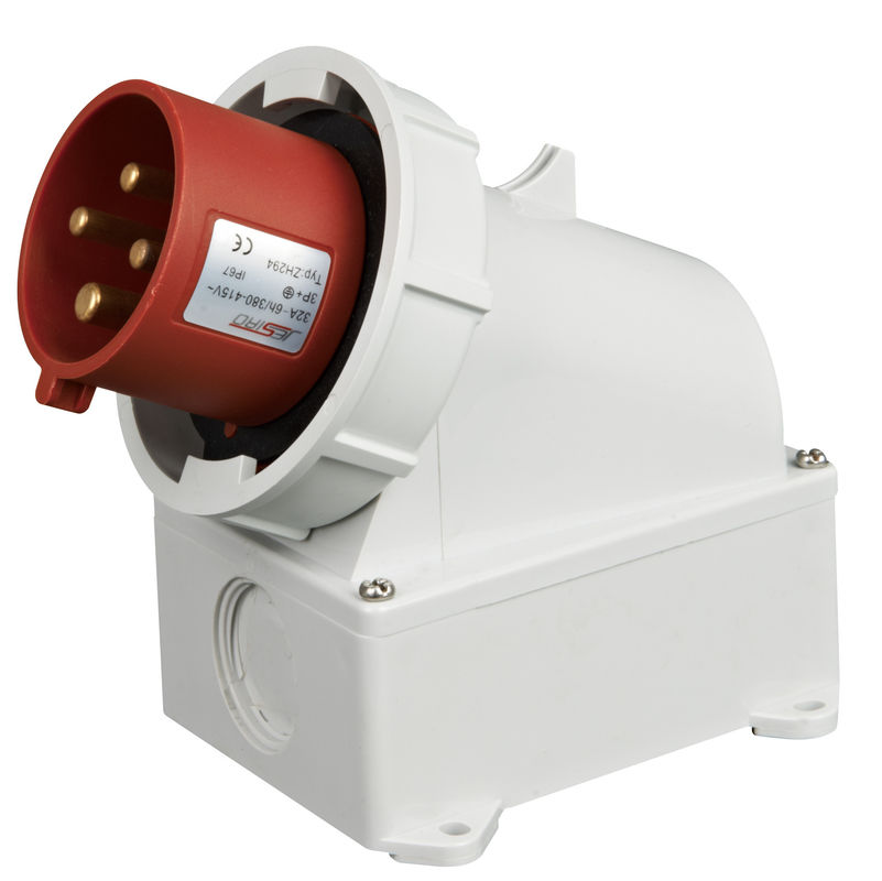 32A Waterproof Plug Socket IP67 Water Tight Corrosion UV Resistant