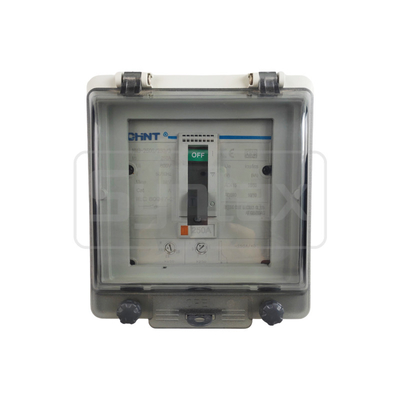 Klären wasserdichte Klappfenster-Syntax AW200A MCCB 250A IP67 Grey Cover 150*165*45mm