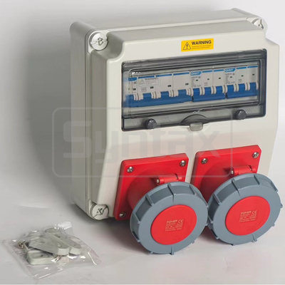 Syntax CX2 Wandverteilfach 100AMP Drei-Phasen-Produktion in PC Elektrische Graustufe 280*280*155mm
