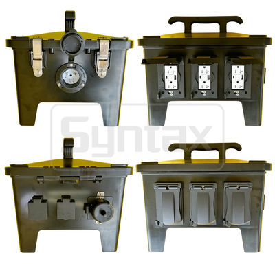 Syntax MP24 wasserdichte tragbare Stromverteilungseinheit 50A Einzelphase 2-Pole 4 Draht UL/ETL aufgeführte Empfänger